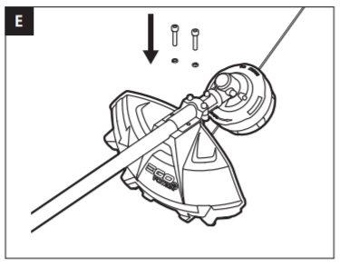 Brush Cutter Attachment Figure E